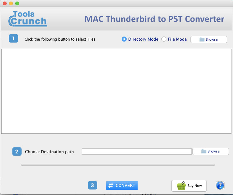 ToolsCrunch Mac Thunderbird to PST 1.0