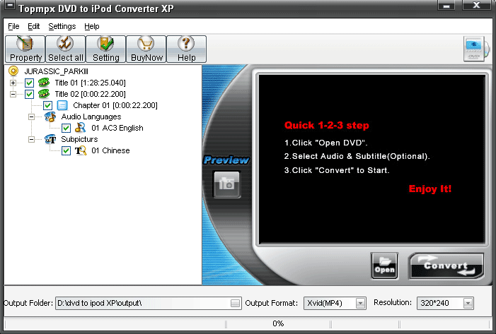TopMXP DVD to iPod PSP Suite 2.0