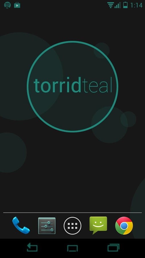 Torrid Teal CM10 Theme 1.2.5