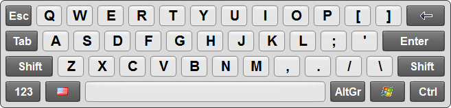 Touch Screen Keyboard 8.0