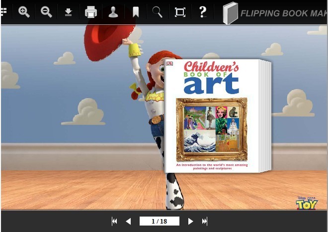 Toy Story Theme for PDF to Flipping Book 1.0