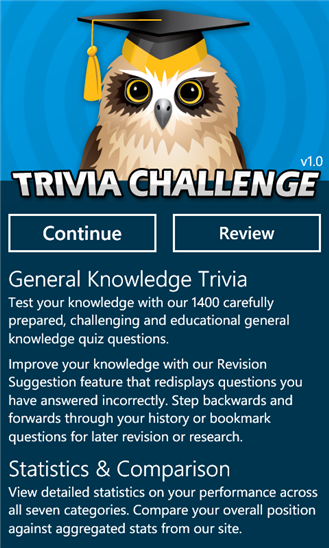 Trivia Challenge 1.2.0.0
