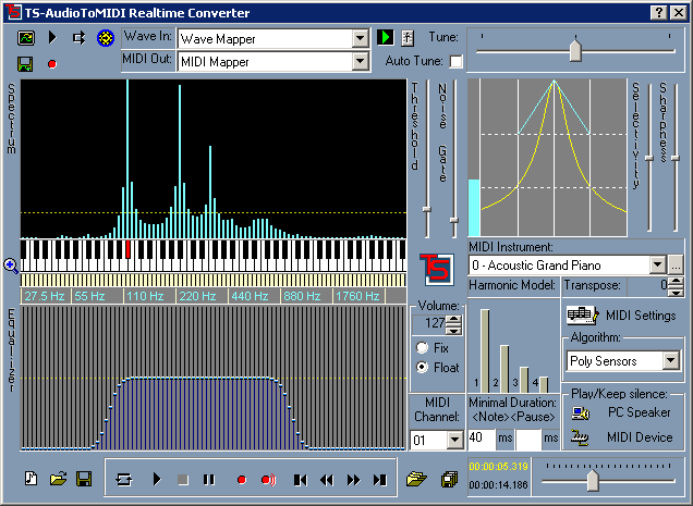 TS-AudioToMIDI 3.10
