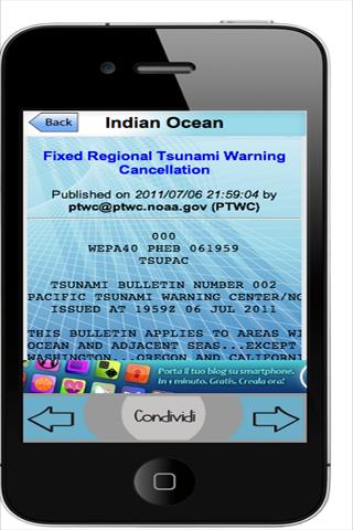 Tsunami and Marine alerts 2.1