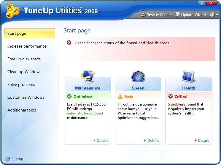 TuneUp Utilities 2009 8.0.1100