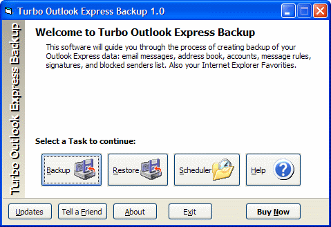 Turbo Outlook Express Backup 1.0