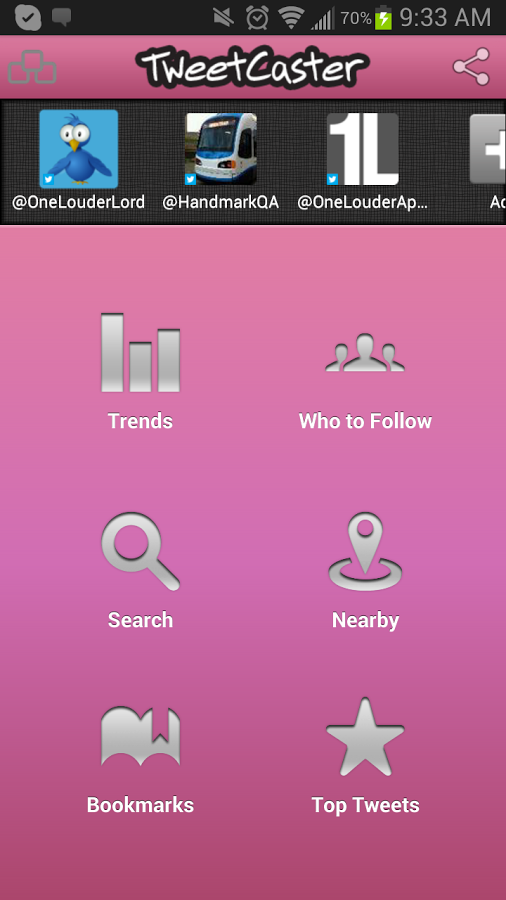 TweetCaster Pink for Twitter 7.6