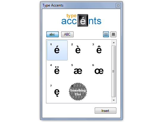 Type Accents 1.0