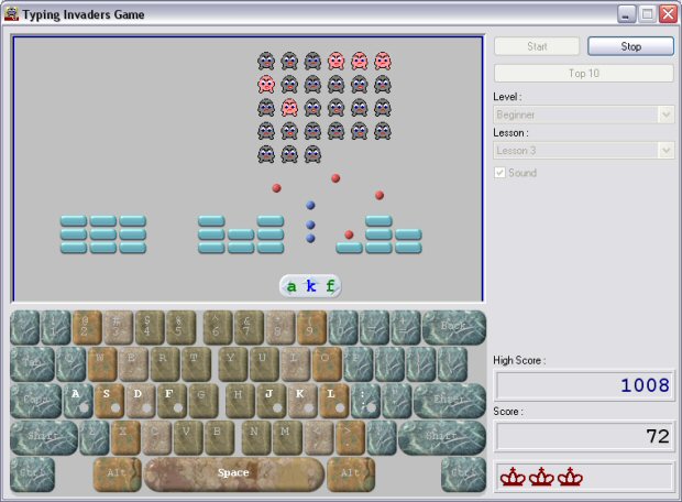 Typing Invaders - Free Typing Game 6.3