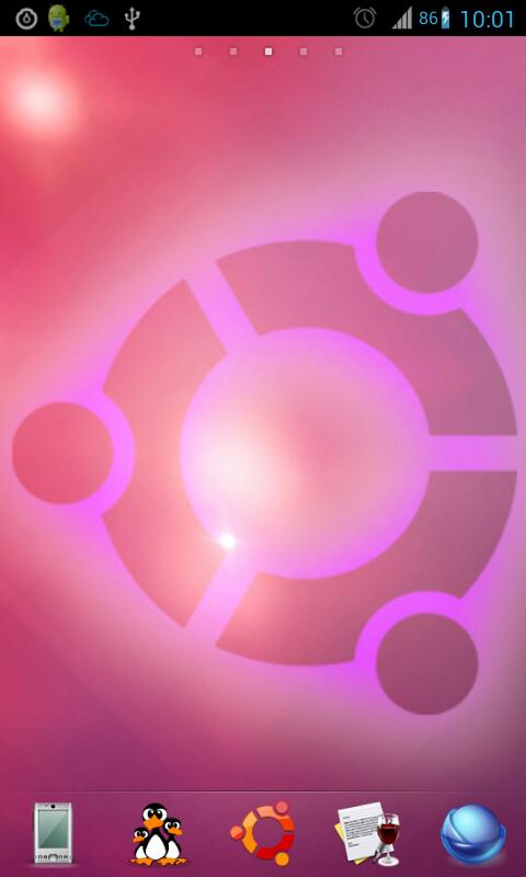 Ubuntu Theme Go Launcher EX 1.0