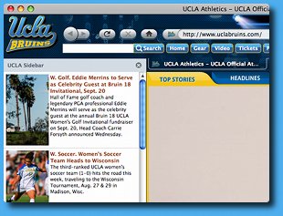 UCLA Bruins IE Browser Theme 0.9.0.1