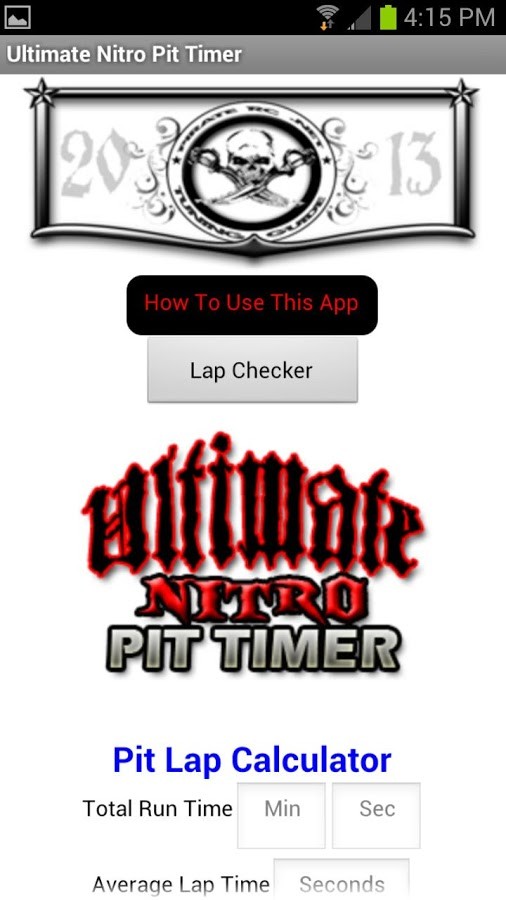 Ultimate Nitro RC Pit Timer 1.0