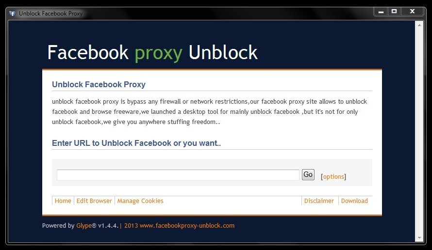 Unblock Facebook Proxy 1.0.0