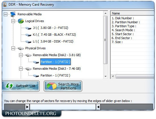 Undelete SD Memory card 4.0.1.6