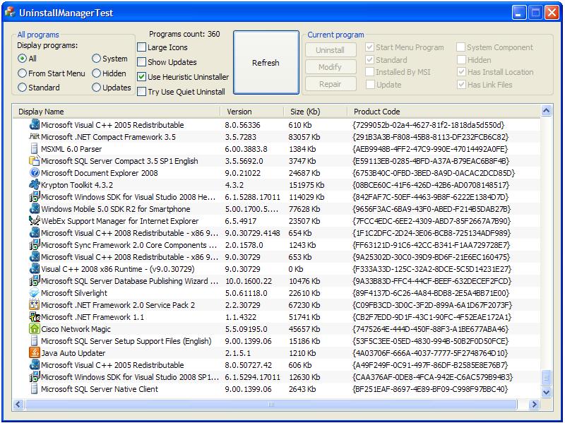 Uninstall Manager ActiveX 3.5.7