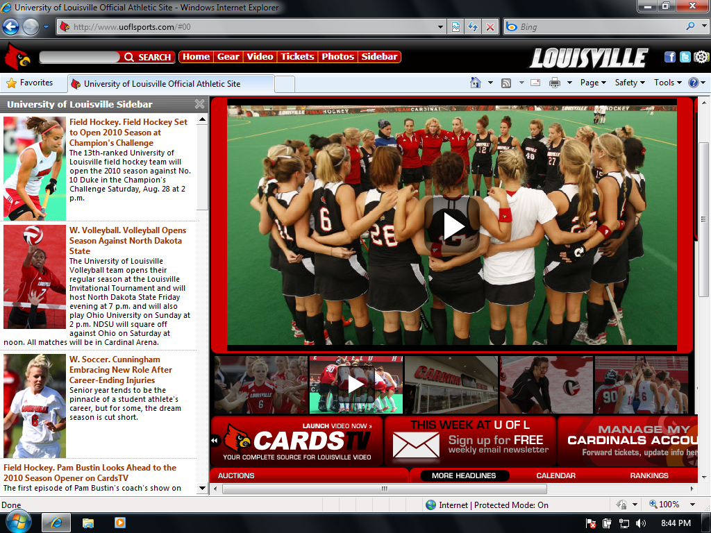 Univ. of Louisville IE Browser Theme 0.9.0.3