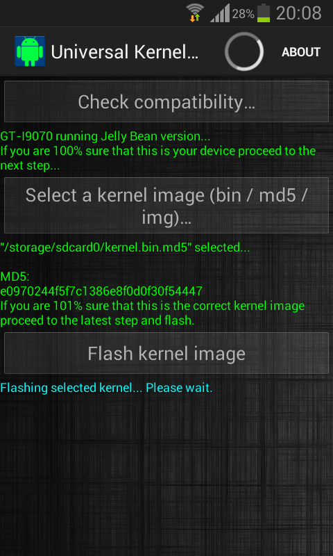 Universal Kernel Flash 1.13