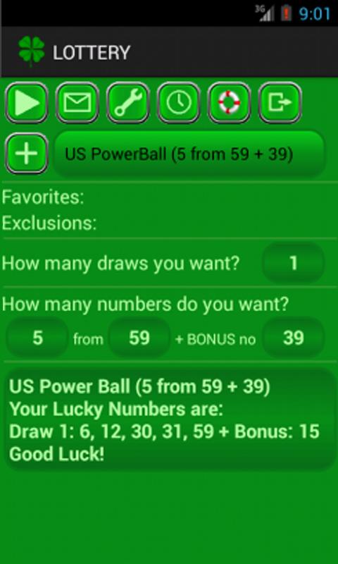 Universal Lottery Numbers 1.3