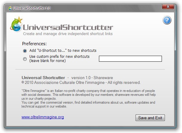 Universal Shortcutter 1.2