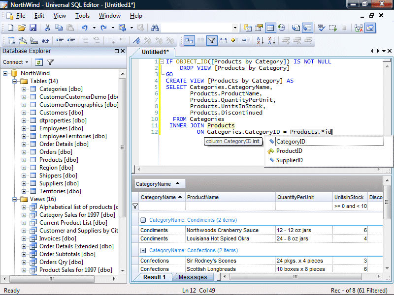 Universal SQL Editor 1.9.2.2