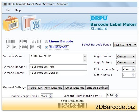 UPCA Barcode Font Generator 7.3.0.1