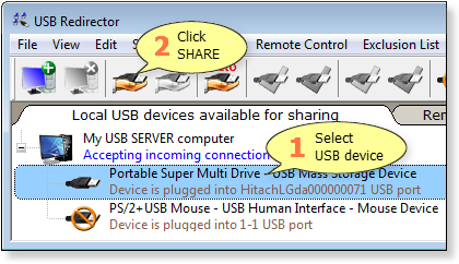 USB Redirector Client 5.4