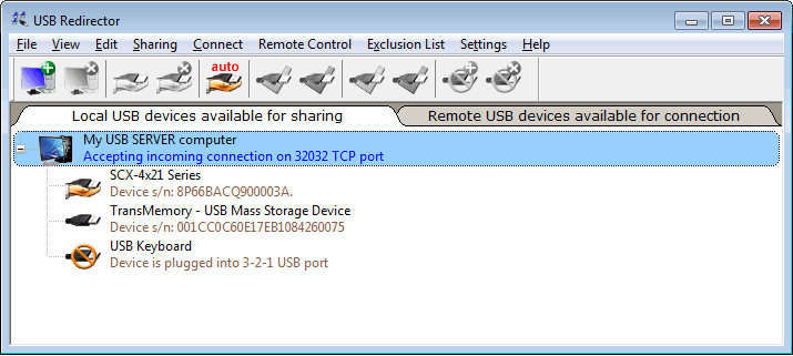 USB Redirector 6.1.1