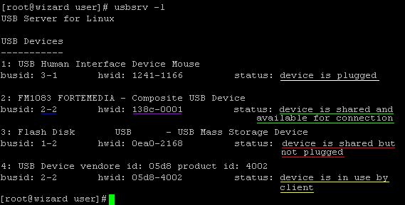USB Server for Linux 1.7