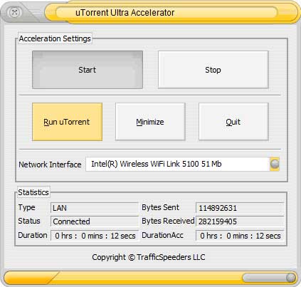 uTorrent Ultra Accelerator 3.1.0