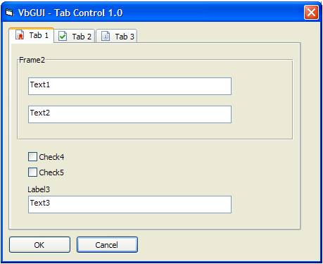 VB Tab-Control ActiveX (OCX) 1.0
