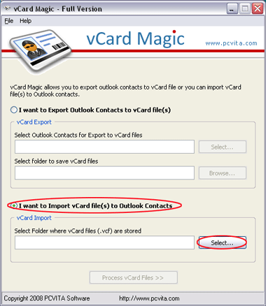 vCards Converter 2.7