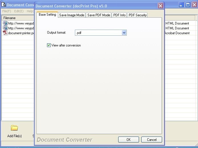 VeryPDF Document Converter 1.0