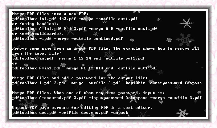 VeryPDF PDF Merger Command Line 2.0