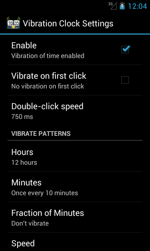 Vibration Clock 1.0.8