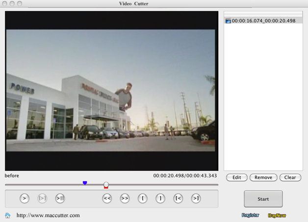 Video Cutter for Mac 1.01