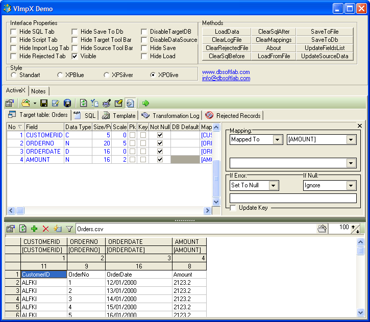 VImpX - ETL ActiveX 4.9.8.10