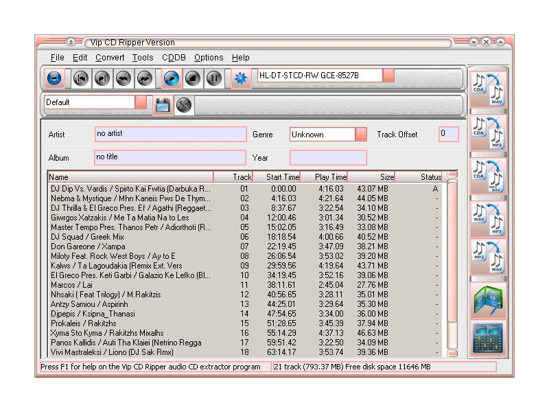 Vip CD Ripper 3.5.0