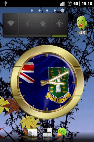 Virgin Islands flag clock 1.0