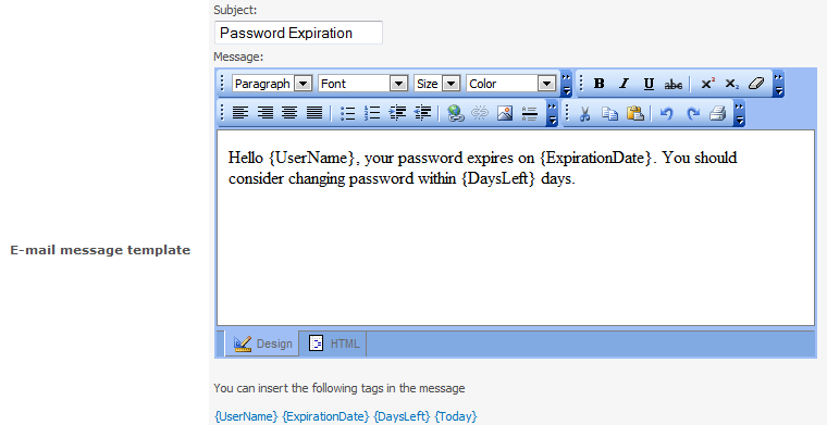 Virto SharePoint Password Expiration 1.0.0
