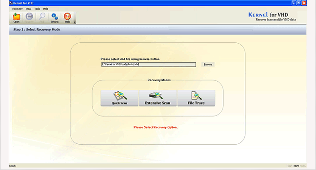 Virtual Disk Recovery Tool 12.06.01