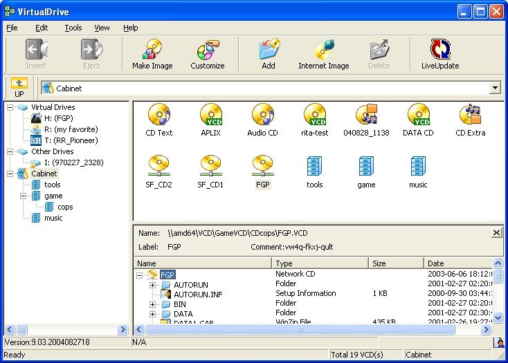 VirtualDrive Pro CD / DVD Emulator 10