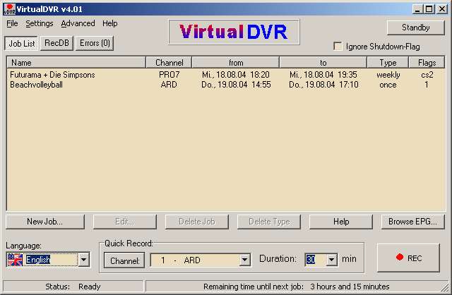 VirtualDVR 4.11
