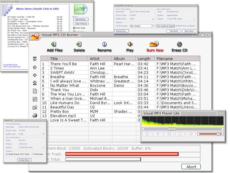 Visual MP3 CD Burner 1.3.2