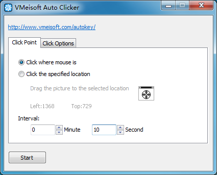 VMeisoft Auto Clicker 1.0.0.1
