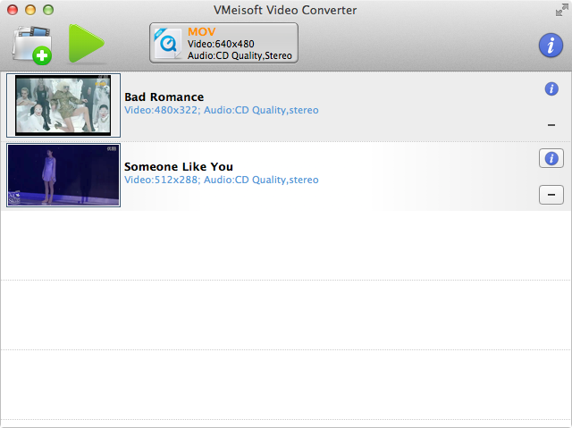 VMeisoft Video Converter for MAC 3.0.0