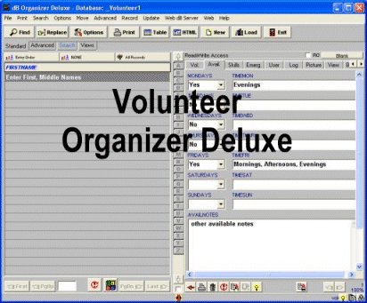 Volunteer Organizer Deluxe 3.9