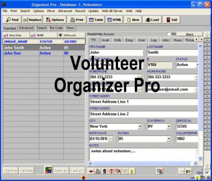 Volunteer Organizer Pro 2.9