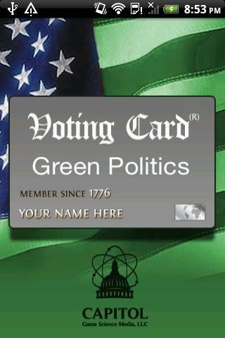Voting Card Green 1.0