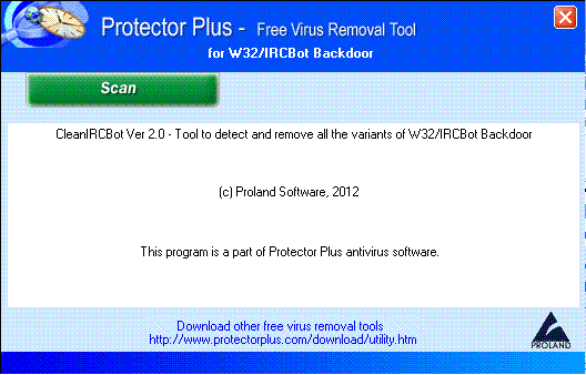 W32/CleanIRCBot Trojan Removal Tool. 2.0