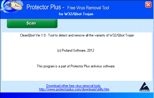 W32/CleanQbot Trojan Removal Tool. 1.0